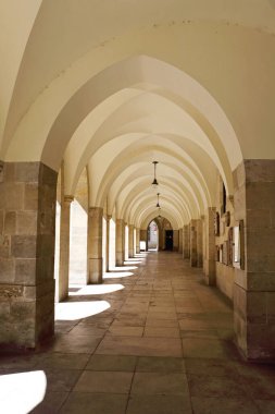 Viyana Avusturya 'daki Chuch Kasası Uzun Kemer Koridoru