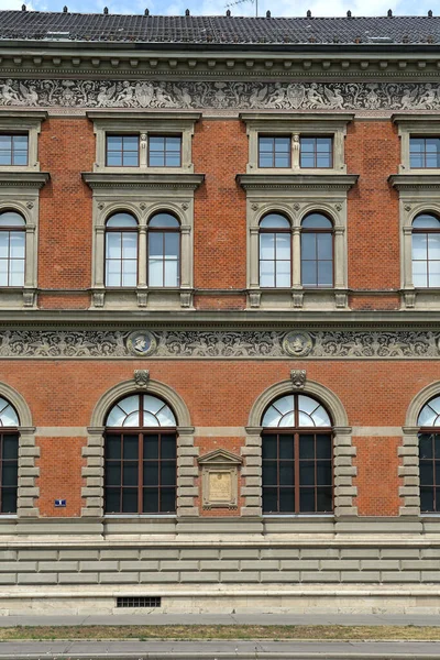 Vídeň Rakousko Července 2015 Historická Budova Muzea Užitého Umění Hlavním — Stock fotografie