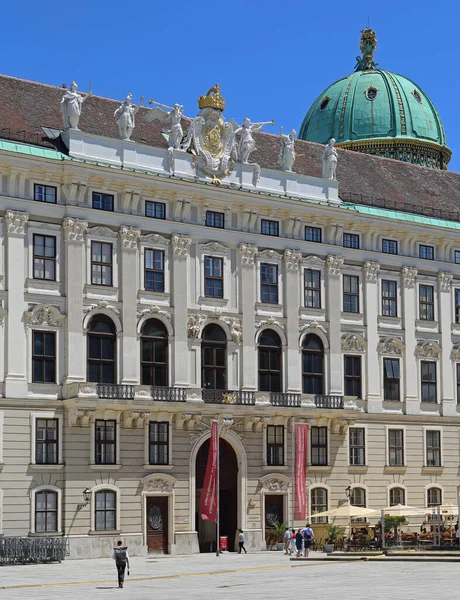 Viena Áustria Julho 2015 Pátio Palácio Real Histórico Hofburg Capital — Fotografia de Stock
