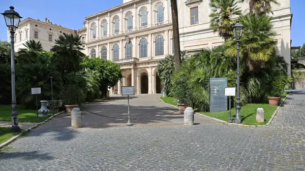 Roma Giugno 2014 Ingresso Museo Palazzo Barberini Palazzo Storico Della — Foto Stock