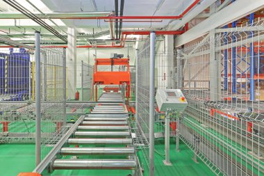 Otomatik Depo Fabrikasında Coveyor Rollers Transport