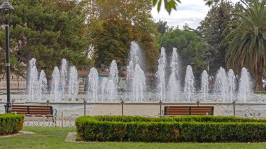 İstanbul 'daki Sultan Ahmet Parkı' nda Çeşme