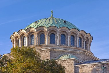 Kutsal Pazar Sofya Bulgaristan 'daki Doğu Ortodoks Kilisesi' nde Yeşil Kubbe