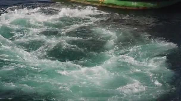 Whirlpool Bag Store Skib Propel Fare Vand – Stock-video