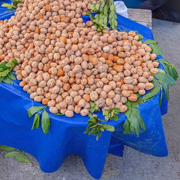 Whole Walnuts in Shell Organic Nuts at Farmers Market