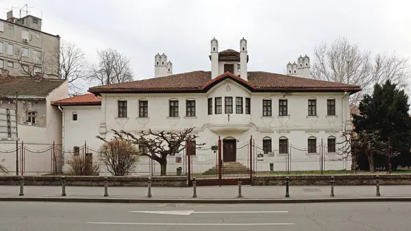 Βελιγράδι Σερβία Φεβρουαρίου 2016 Κατοικία Του Ιστορικού Κτιρίου Του Μουσείου Εικόνα Αρχείου