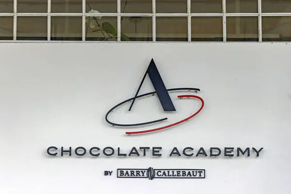 Belgrade Serbia Maret 2024 Chocolate Academy Barry Callebaut South East Stok Foto