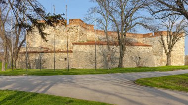 Baba Vida Şatosu Bulgaristan 'da Tarihi Tarihi İstihkam Bahar Günü
