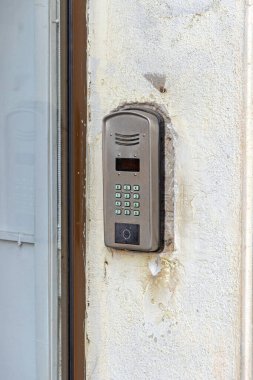 Bina Duvarında Rfid Etiket Okuyuculu Kapı Intercom Klavyesi