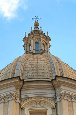 Agone Dome 'daki Sant Agnese Roma' daki Piazza Navona 'da