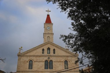 Lübnan 'ın Miziara köyündeki Hz. Meryem Kilisesi..