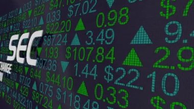 SEC Menkul Kıymetler ve Borsa Komisyonu Borsa Tüzüğü 3d Animasyon