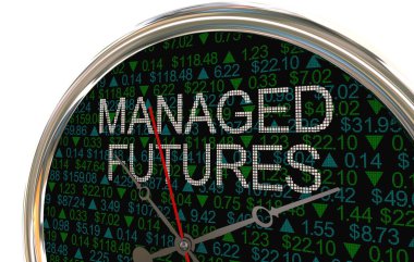 Managed Futures Clock Stock Premarket Trading Time 3d Illustration