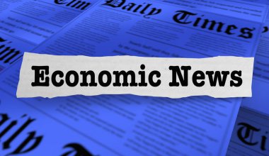Economic News Headlines Reporting Trend Analysis 3d Illustration
