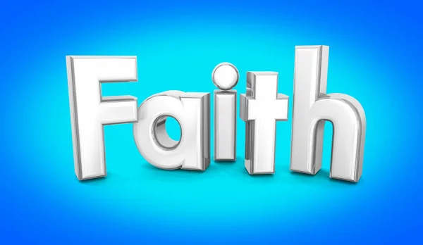 Glaube Hoffnung Glaube Glaube Glaube Vertrauen Bete Gott Religion Illustration — Stockfoto