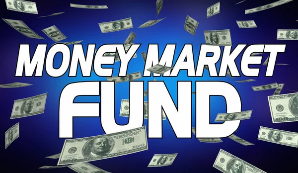 Money Market Fund Savings Cash Account Safe Best Financial Value — Stock Photo, Image