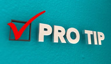 Pro İpucu Denetimi Mark Kutusu Büyük Tavsiye Hedefi Başarılı Yardım 3d Görüntü