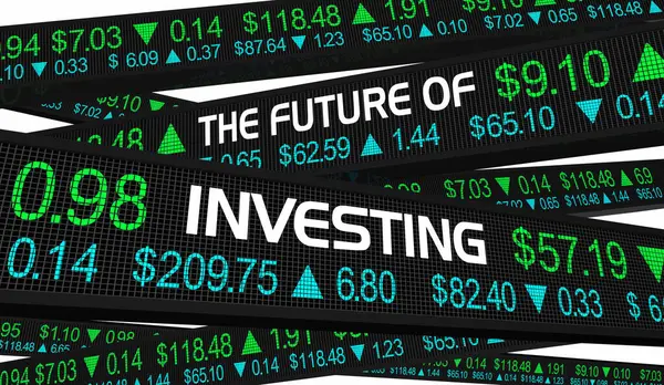 The Future of Investing Stock Market Trading Investment Forecast Outlook 3d Illustration