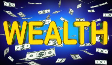 Zenginlik Dolarları Düşüyor Gelir Artırıyor Para Güvenliği 3d Görüntü