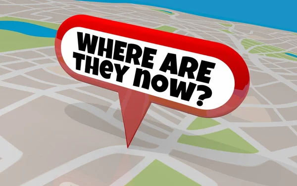 Now Map Pin Location Question Lost Find Area Found Illustration — Stock Photo, Image