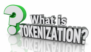Tokenization Question Mark Blockchain Şifreleme Sistemi 3d İllüstrasyonu nedir