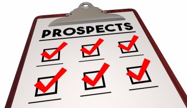 Beklentiler Listesi Panosu En İyi Adaylar Yeni Çalışan Müşteriler 3d İllüstrasyon