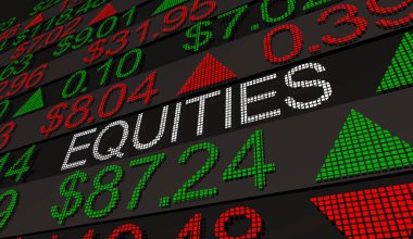 Hisse senedi Piyasası Hisse Senedi Hissedarları Şirketi Kazanç Kazancı Yatırım 3d İllüstrasyon