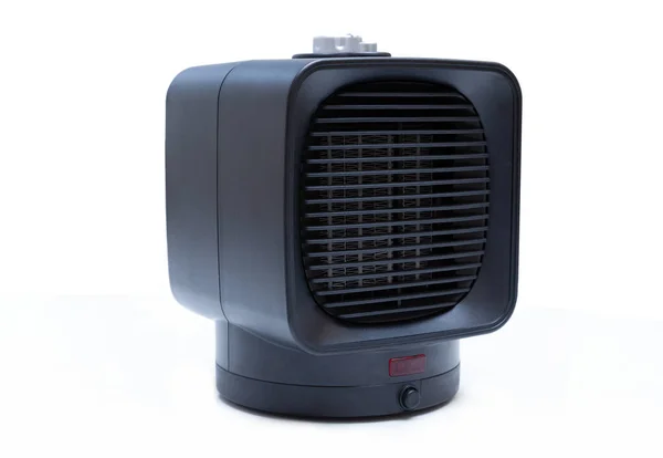 Calentador Aire Eléctrico Con Ventilador Sobre Fondo Blanco —  Fotos de Stock