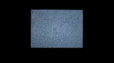 Static Glitches Soyut Arkaplan, Yozlaşmış Eski Analog TV, Klasik TV 'de Kanal Arızası, Gürültülü Soyut Arkaplan. Yanlış Parazit