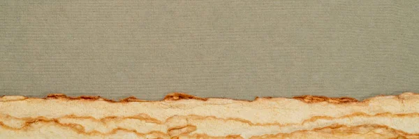Abstraktní Krajina Zemských Pastelových Tónech Kolekce Ručně Vyráběných Hadrových Papírů — Stock fotografie