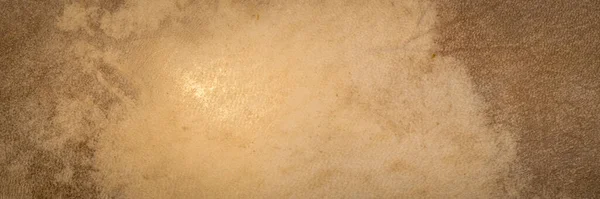 Tekstura Koziej Skóry Szamańskim Bębnie Ramowym Podświetleniem Panoramiczny Baner Internetowy — Zdjęcie stockowe