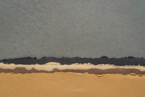 Abstrakt Landskap Jord Pastelltoner Samling Handgjorda Traspapper — Stockfoto