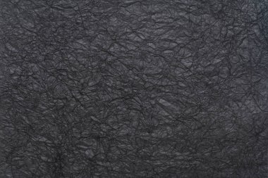 Siyah buruşuk sanat kağıdının arkaplan ve dokusu