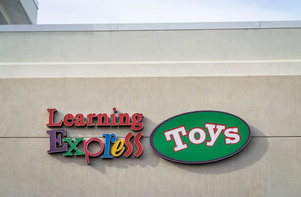 Fort Collins Usa January 2023 Entrance Sign Learning Express Toys — Zdjęcie stockowe