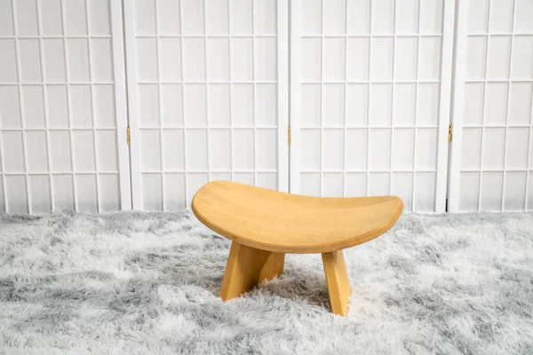 Meditation Kneeling Bench Sit Natural Balanced Relaxed Posture — 스톡 사진
