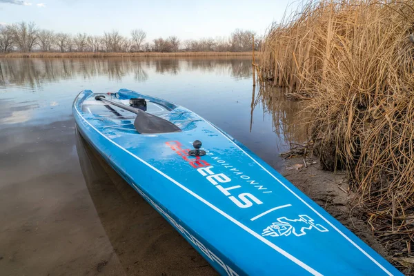 Fort Collins Usa Března 2023 Fast Touring Stand Paddleboard 2023 — Stock fotografie