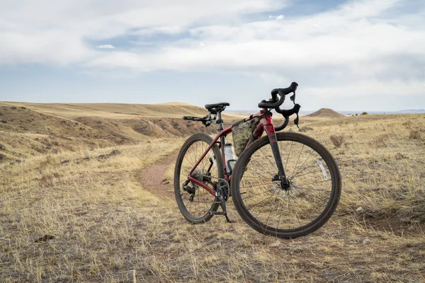 Colorado Eteklerinde Tek Bir Patikada Çakıl Bisikleti Soapstone Çayır Doğal — Stok fotoğraf