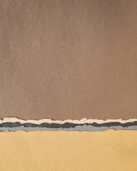 Абстрактный Бумажный Пейзаж Пастельных Тонах Земли Коллекция Тряпичных Бумаг Ручной — стоковое фото
