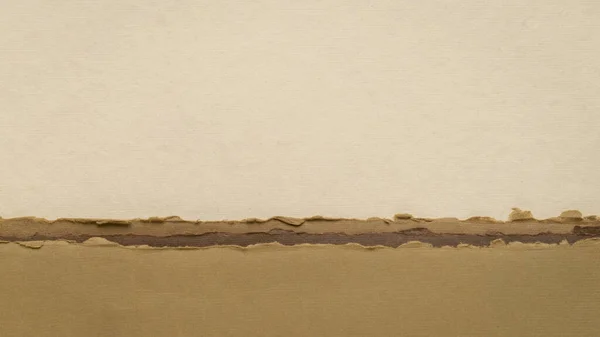 Paisagem Abstrata Tons Pastel Terra Uma Coleção Papéis Trapo Feitos — Fotografia de Stock