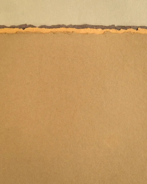 Paisagem Papel Abstrata Tons Terra Pastel Coleção Papéis Trapo Feitos — Fotografia de Stock