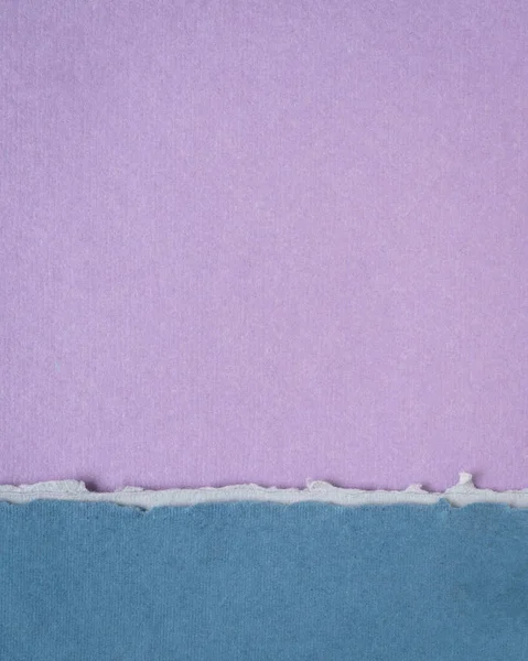 Abstrakcyjny Papierowy Krajobraz Odcieniach Niebieskiego Różowego Pastelu Kolekcja Ręcznie Robionych — Zdjęcie stockowe