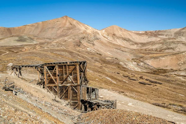 Ruinerna Guldgruva Nära Mygga Pass Klippiga Bergen Colorado Övre Stationen — Stockfoto
