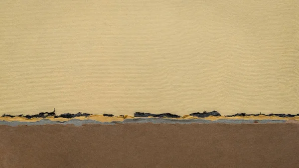 Abstrakcyjny Krajobraz Pastelowych Kolorach Ziemi Kolekcja Ręcznie Robionych Papierów Szmatławych — Zdjęcie stockowe