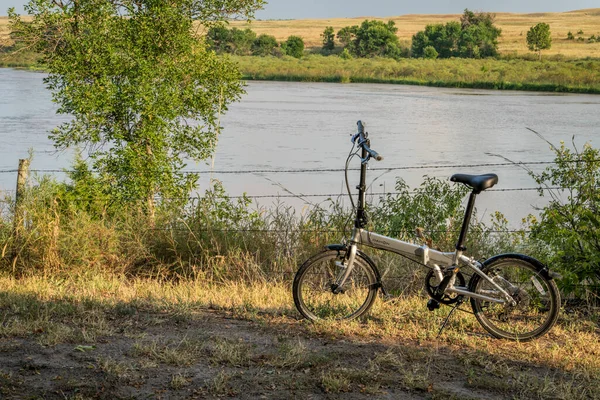 Halsey Usa Septiembre 2023 Una Bicicleta Ligera Plegable Dahon Mariner —  Fotos de Stock