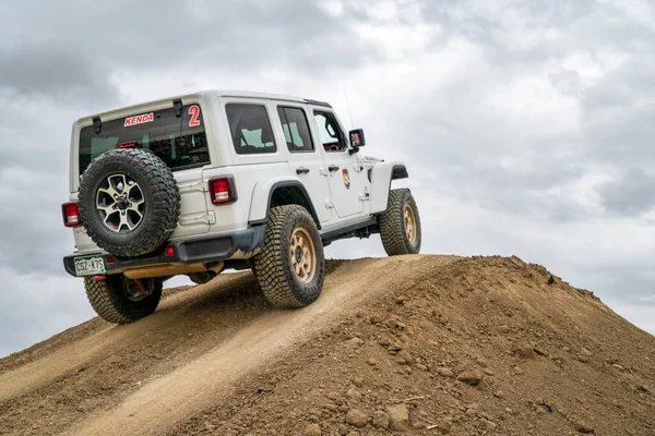 Loveland États Unis Août 2023 Jeep Wrangler Modèle Rubicon Entraînement — Photo