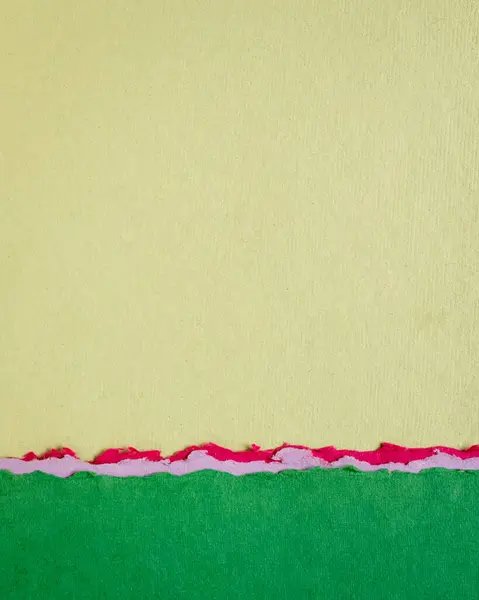 Абстрактный Бумажный Пейзаж Зеленых Пастельных Тонах Коллекция Тряпичных Бумаг Ручной — стоковое фото