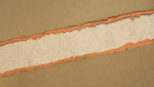 Papír Abstraktní Oranžových Dýňových Tónech Kopírovacím Prostorem Listy Ručně Vyrobeného — Stock fotografie