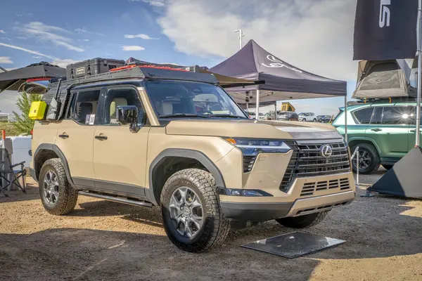 stock image Loveland, CO, USA - August 25, 2024: A demo prototype of Lexus GX 550 Overtrail plus luxury off-road SUV.