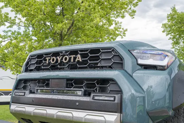 stock image Loveland, CO, USA - August 23, 2024: Front of new Toyota 4Runner 2024 SUV in Trailhunter trim.