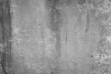 siyah ve beyaz şehir dokusu ve arka planı - lekeli eski grunge beton duvar